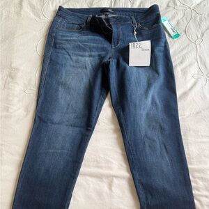 1822 Denim Women's Dark Blue Straight Leg Jeans
